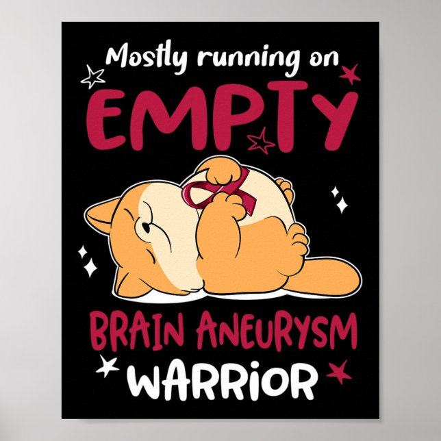 Mest opererande på tomt Brain Aneurysm Warrior Poster (Framsidan)