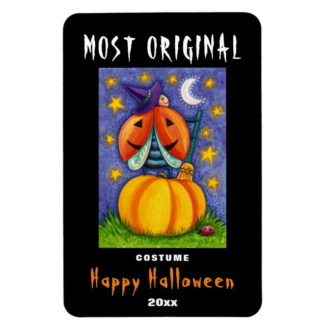 Mest originella priset i Costume Halloween fest Magnet (Vertikal)