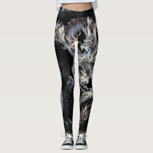 Mest populär kinesisk kung fu skuggar drakefantas leggings