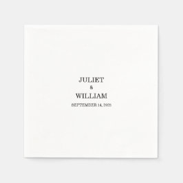 Mest populära Bröllop i Ramar gräns Pappersservett