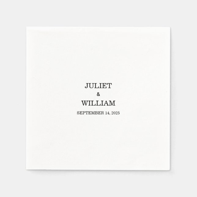 Mest populära Bröllop i Ramar gräns Pappersservett (Framsidan)