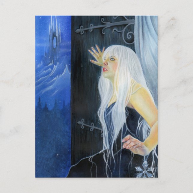 Mest populärt Ice Fantasy Ice Beauty Postcard Vykort (Framsida)