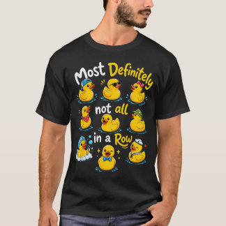 Mest Säkert Inte Alla I En Rad Sarksatisk Skämt T Shirt