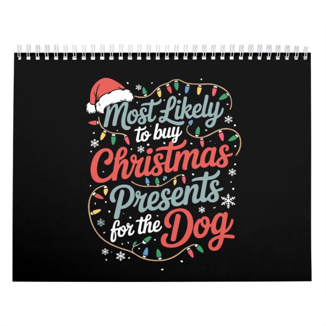 Mest sannolik att köpa Julklapp för Hund Kalender (Omslag)