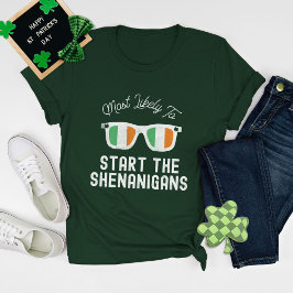 Mest sannolik st patricks day för gruppmatchning t shirt
