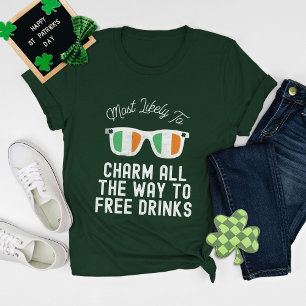 Mest sannolik st patricks day för gruppmatchning t shirt