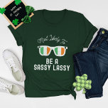 Mest sannolik st patricks day för gruppmatchning t shirt<br><div class="desc">Festiv med det här är förmodligen en Sassy Lassy St. Patrick-Day-skjorta! Den här roliga irländskägda garantin innehåller fet text och snyggt solglasögon med det irländska flagga, perfekt för grupper, party och pub crawlningar. Vare sig du firar med vänner eller rockar en matchande grupputrustning är den här skjortan en must-have för...</div>