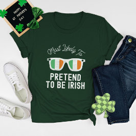 Mest sannolik st patricks day för gruppmatchning t shirt