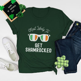 Mest sannolik st patricks day för gruppmatchning t shirt