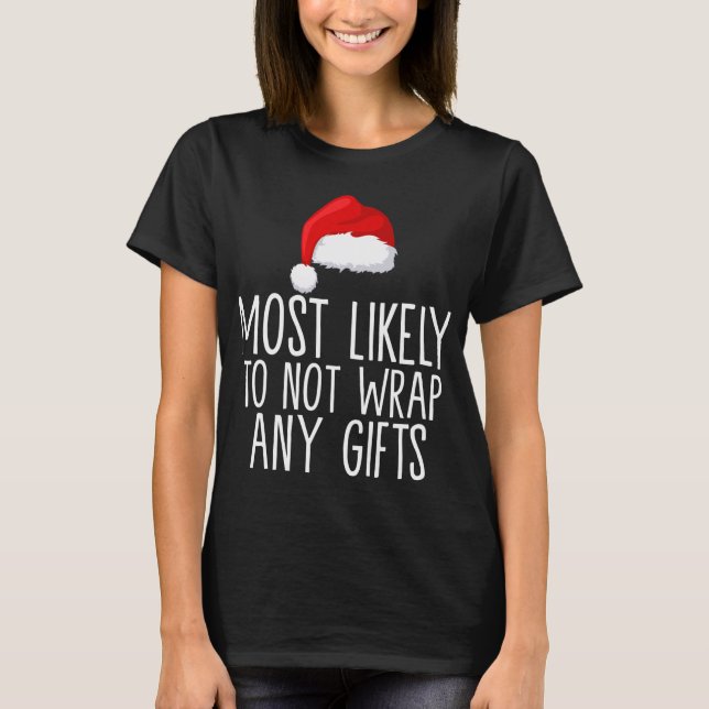 Mest sannolikt är att inga presentmatchande presen t shirt (Framsida)