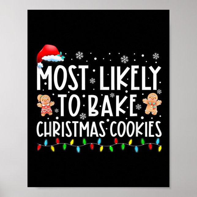 Mest sannolikt är att Roligten Baker om julkakor k Poster (Framsidan)