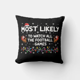 Mest sannolikt är det att se alla fotbollsmatcher kudde