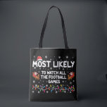 Mest sannolikt är det att se alla fotbollsmatcher tygkasse<br><div class="desc">Mest sannolikt är det att se alla fotbollsmatcher</div>