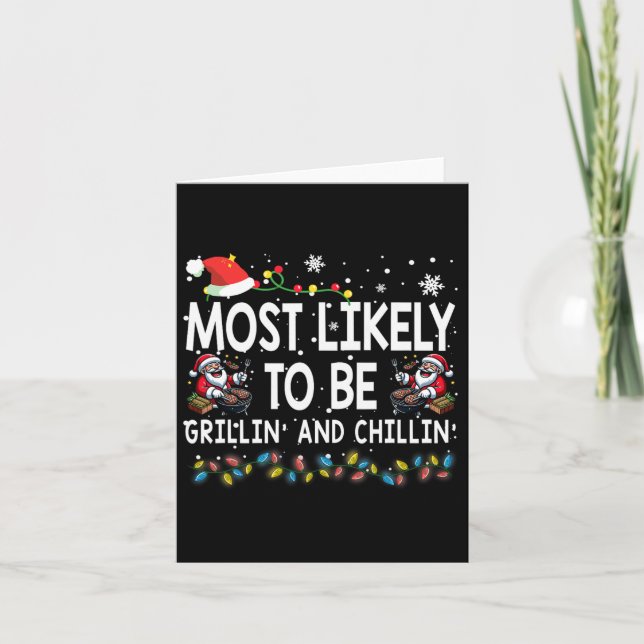 Mest sannolikt är grillin och julklapp kort (Framsida)