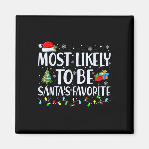 Mest sannolikt är jultomtens favoritjulfamn magnet