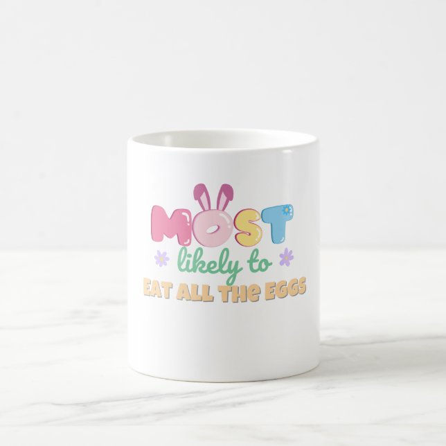 Mest sannolikt att äta alla ägg Mugg - Superskojet (Center)