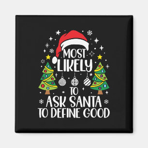 Mest sannolikt att be jultomten definiera bra fami magnet