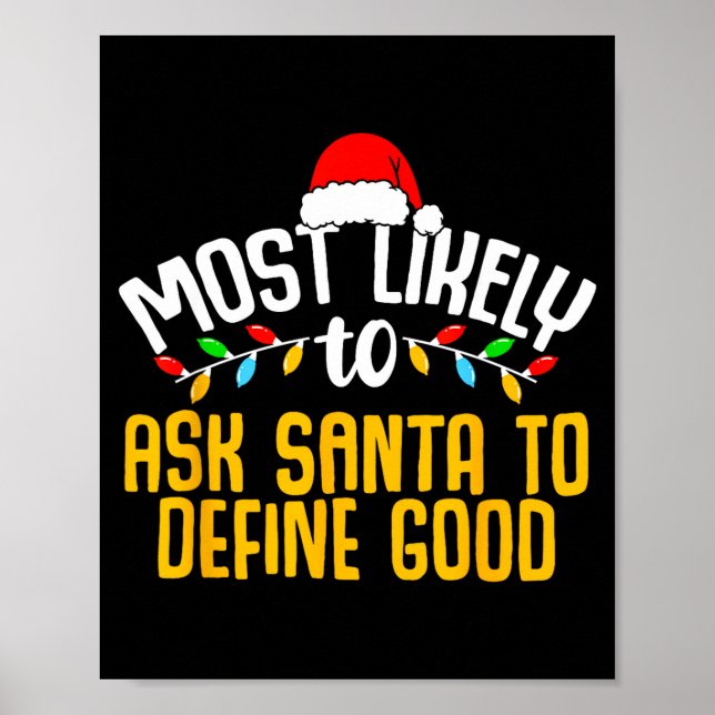 Mest sannolikt att be Tomte definiera bra rolig fa Poster (Framsidan)