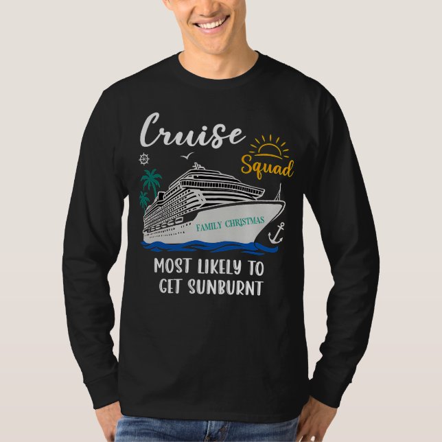 Mest sannolikt att bli solbränd t shirt (Framsida)