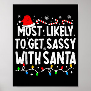 Mest sannolikt att bli sy med tomte rolig matchand poster