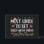 Mest sannolikt att bli taskig mot tomten familj ju inbjudningar<br><div class="desc">Mest sannolikt att bli taskig mot tomten familj jul</div>