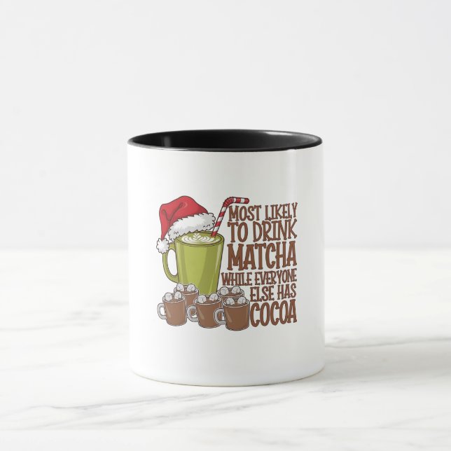 Mest sannolikt att dricka Matcha och titta på Elf  Mugg (Center)