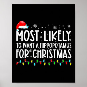 Mest sannolikt att du vill ha en hippopotamus till poster