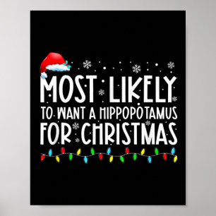 Mest sannolikt att du vill ha en hippopotamus till poster