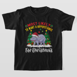 Mest sannolikt att du vill ha en hippopotamus till t shirt