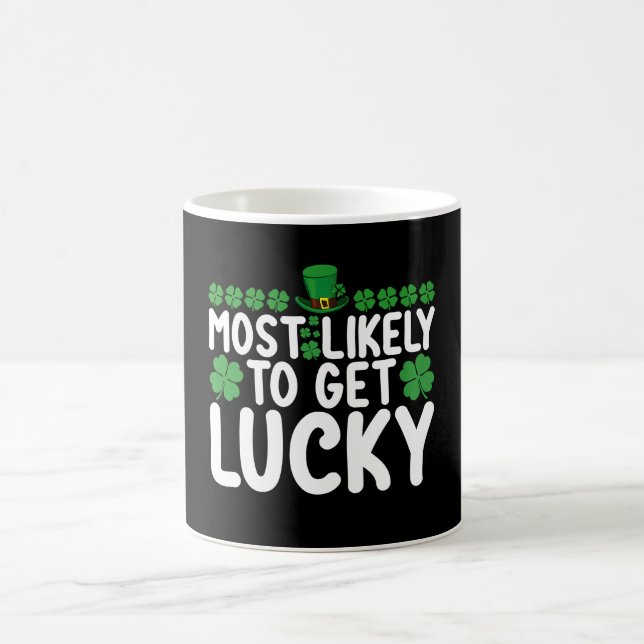 Mest sannolikt att få tur St Patrick's Day irländs Kaffemugg (Center)