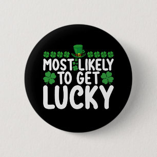 Mest sannolikt att få tur St Patrick's Day irländs Knapp
