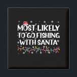 Mest sannolikt att fiska i Santa Julafton Magnet<br><div class="desc">Mest sannolikt att fiska i Santa Julafton</div>