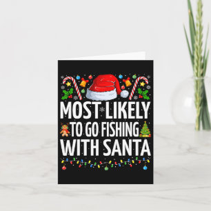 Mest sannolikt att fiska med Santa Funy-fiske Kort