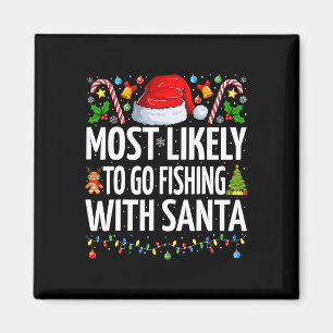 Mest sannolikt att fiska med Santa Funy-fiske Magnet