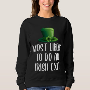 Mest sannolikt att genomföra en irländsk sorti t shirt