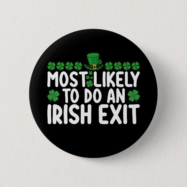 Mest sannolikt att göra en irländsk sorti St Patri Knapp (Framsida)