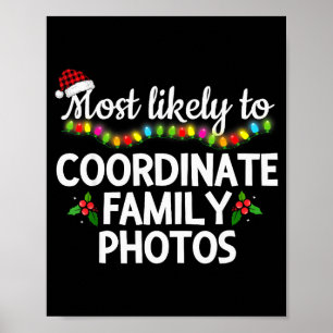 Mest sannolikt att koordinera familjefoton som mat poster