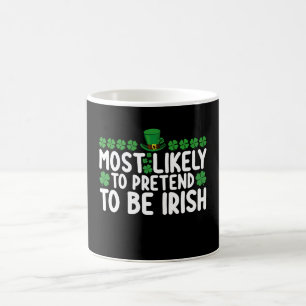 Mest sannolikt att låtsas vara irländsk St Patrick Kaffemugg