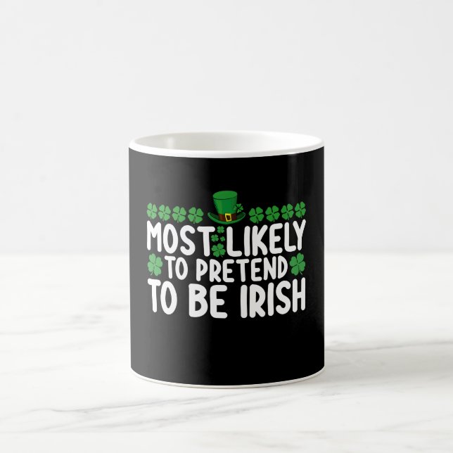 Mest sannolikt att låtsas vara irländsk St Patrick Kaffemugg (Center)