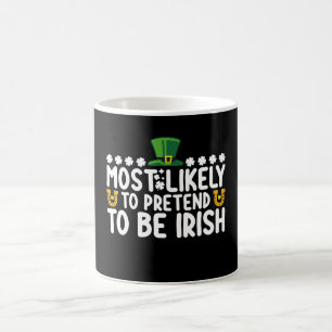 Mest sannolikt att låtsas vara irländsk St Patrick Kaffemugg