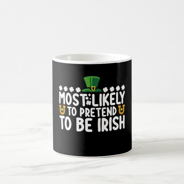 Mest sannolikt att låtsas vara irländsk St Patrick Kaffemugg (Center)