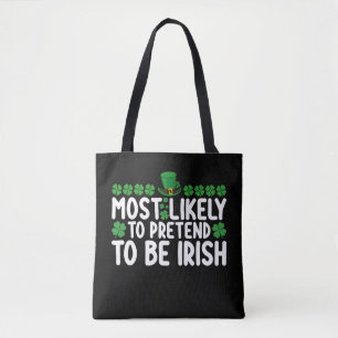 Mest sannolikt att låtsas vara irländsk St Patrick Tygkasse