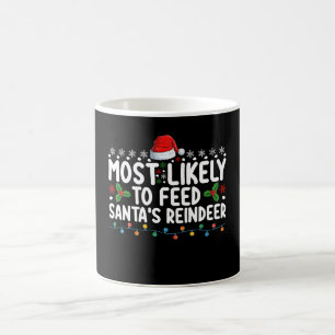 Mest sannolikt att mata tomtens renar på julafton kaffemugg