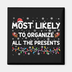Mest sannolikt att organisera alla presenter Xmas Magnet