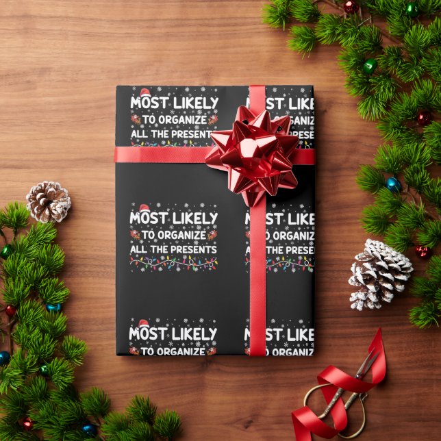 Mest sannolikt att organisera alla presenter Xmas Presentpapper (Julgåva)