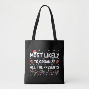 Mest sannolikt att organisera alla presenter Xmas Tygkasse