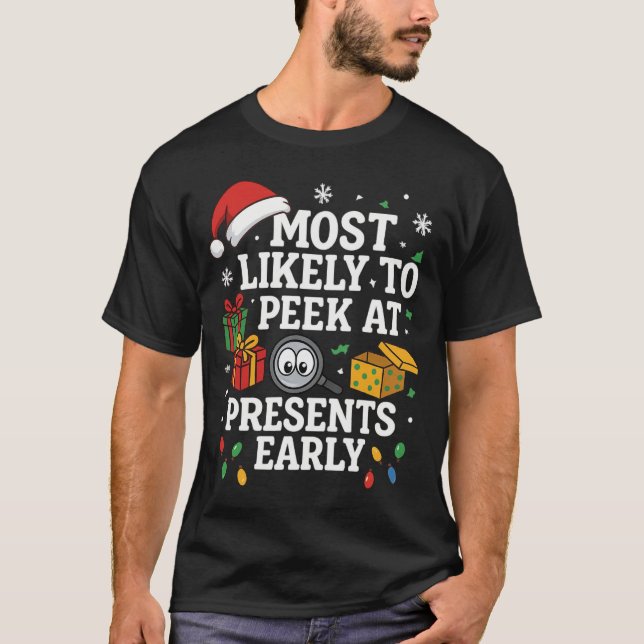 MEST SANNOLIKT ATT PEETA I PRESENTER T SHIRT (Framsida)