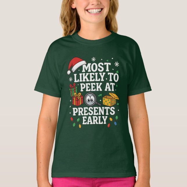 MEST SANNOLIKT ATT PEETA I PRESENTER T SHIRT (Framsida)