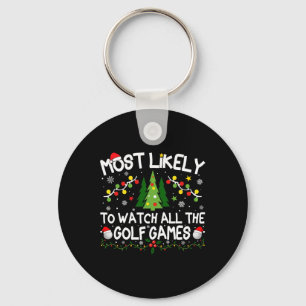 Mest sannolikt att se alla Golfspelen under jul Nyckelring