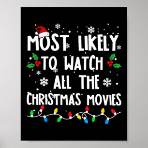 Mest sannolikt att se alla julfilmer Fami Poster